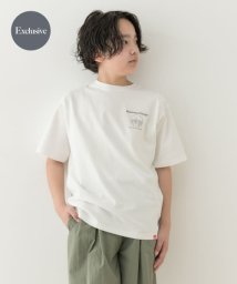 URBAN RESEARCH DOORS（Kids）(アーバンリサーチドアーズ（キッズ）)/『親子リンク』『WEB/一部店舗限定サイズ』『別注』　1ポイント プリントTシャツ(KIDS)/WHITE