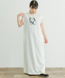 ITEMS URBANRESEARCH(アイテムズ アーバンリサーチ（レディース）)/カットジョーゼットフレンチワンピース/WHT