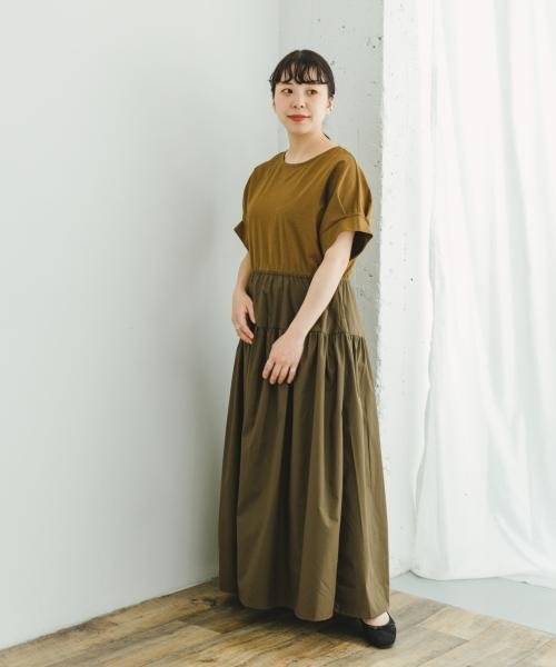 ITEMS URBANRESEARCH(アイテムズ アーバンリサーチ（レディース）)/ドッキングTシャツワンピース/MTD