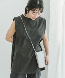 ITEMS URBANRESEARCH(アイテムズ アーバンリサーチ（レディース）)/フェイクレザーショルダーバッグ/SLV