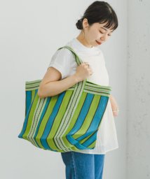 ITEMS URBANRESEARCH(アイテムズ アーバンリサーチ（レディース）)/ビニールトートバッグ/GRN