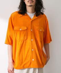 URBAN RESEARCH Sonny Label(アーバンリサーチサニーレーベル)/ARMY TWILL　Cotton Pile Utility Shirts/ORANGE