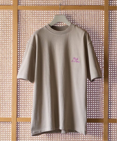 417 EDIFICE(フォーワンセブン　エディフィス)/WALK in PARIS / ウォークインパリス Le T－shirt argile brode/ベージュ