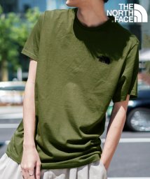 THE NORTH FACE(ザノースフェイス)/【THE NORTH FACE / ザ・ノースフェイス】ワンポイント ロゴ Tシャツ 半袖 カットソー SIMPLE DOME TEE NF0A2TX5/オリーブ