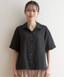 ikka/涼やかオープンカラ−シャツ/505798106