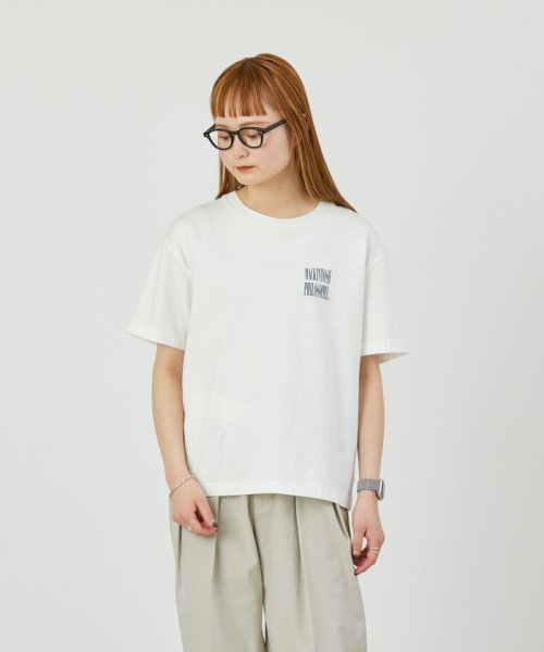 MACKINTOSH PHILOSOPHY(マッキントッシュ フィロソフィー)/GREY LABEL SHARP LOGO 半袖T/ホワイト