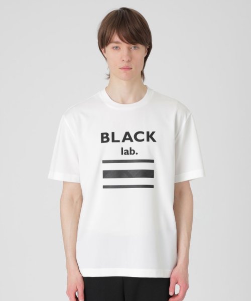 BLACK LABEL CRESTBRIDGE(BLACK LABEL CRESTBRIDGE)/【BLACK lab.】テクニカルロゴグラフィックTシャツ/ホワイト