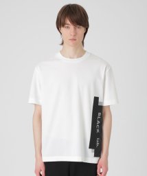 BLACK LABEL CRESTBRIDGE(BLACK LABEL CRESTBRIDGE)/【BLACK lab.】テクニカルヘムグラフィックTシャツ/ホワイト