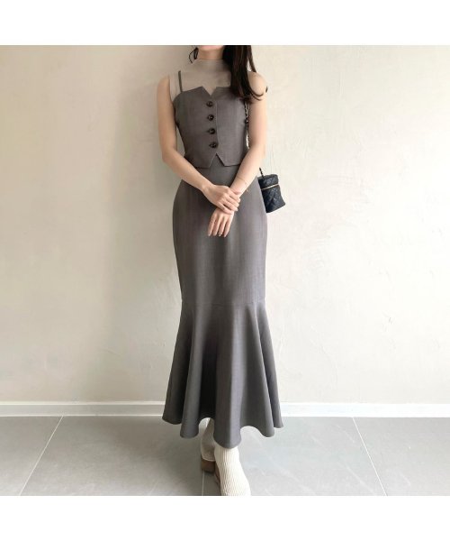 デザインビスチェマーメイドスカートセット 人気・おすすめ｜使いやすい・旅行におすすめ 品質保証 全国発送 日本国内発送・最短翌日お届け