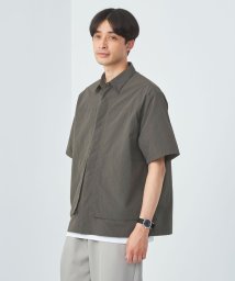 green label relaxing(グリーンレーベルリラクシング)/Morley フライフロント ビッグポケット シャツ/OLIVE