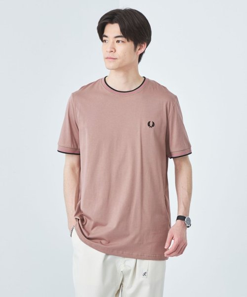 green label relaxing(グリーンレーベルリラクシング)/＜FRED PERRY＞ツインティップ Tシャツ/PINK