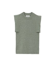 CLANE(クラネ)/SQUARE SLEEVE KNIT TOPS/GREEN