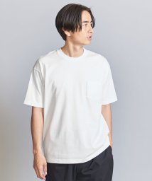 BEAUTY&YOUTH UNITED ARROWS(ビューティーアンドユース　ユナイテッドアローズ)/コットン ポケット Tシャツ ‐MADE IN JAPAN‐/WHITE