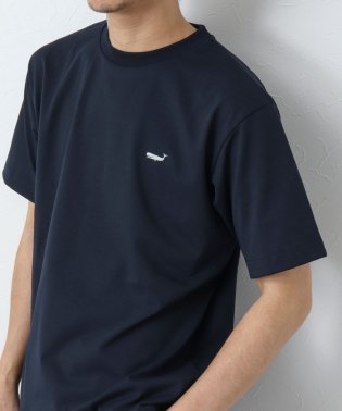 NOLLEY’S goodman/《吸水速乾・UVカット》クジラ刺しゅう クルーネックTシャツ/506079737