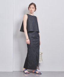 UNITED ARROWS/デニムコンビ ノースリーブ トップ/506092889