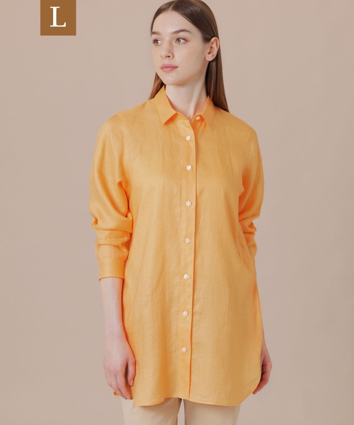 【美品】MACKINTOSH LONDON マッキントッシュロンドン　シャツ オレンジ系｜シャツ・ブラウス｜MACKINTOSH LONDON(Lサイズ