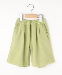 SHOO・LA・RUE(Kids) (シューラルーキッズ)/【110－140cm】タックハーフパンツ/グリーン（025）