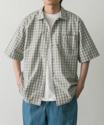 URBAN RESEARCH DOORS(アーバンリサーチドアーズ)/DANTON　WORK SHIRTS SHORT－SLEEVE/WHITECHECK