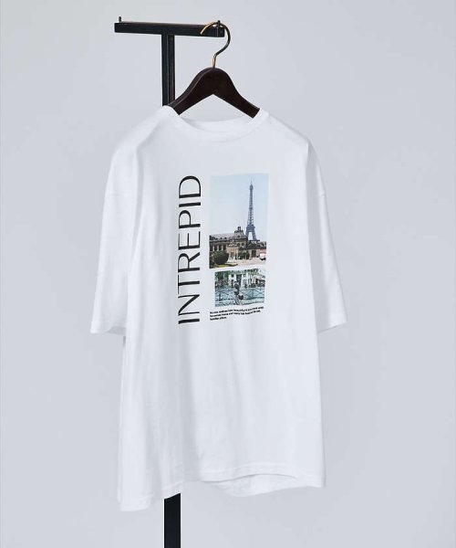 ABAHOUSE(ABAHOUSE)/【LE TRIO ABAHOUSE】INTREPID / グラフィックTシャツ/ホワイト