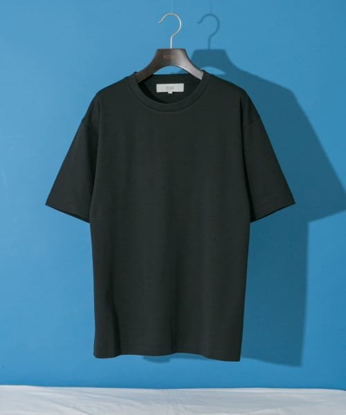 URBAN RESEARCH ROSSO(URBAN　RESEARCH　ROSSO（MEN）)/【予約】『XLサイズあり』『UR TECH』防汚加工 スタンダードクルーネックTシャツ/BLACK