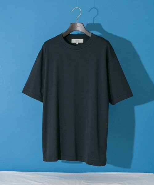 URBAN RESEARCH ROSSO(URBAN　RESEARCH　ROSSO（MEN）)/『XLサイズあり』『UR TECH』防汚加工 スタンダードクルーネックTシャツ/NAVY