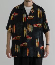 URBAN RESEARCH(アーバンリサーチ)/TWO PALMS　hawaiian shirts/WD/BLACK