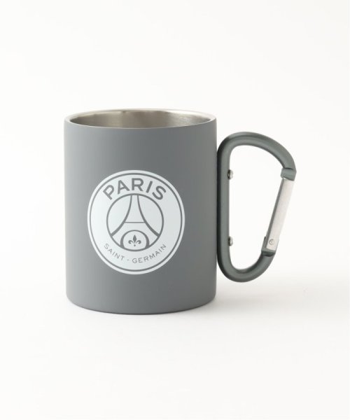 Paris Saint-Germain(Paris SaintGermain)/【Paris Saint－Germain / パリ・サン＝ジェルマン】 JAPAN CARABINER MUG RUBBER/グレーB