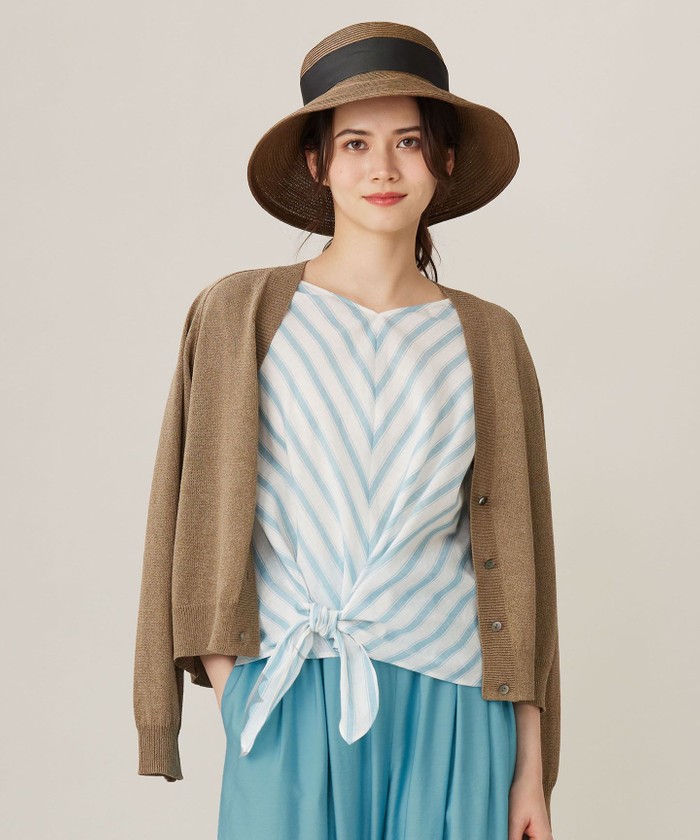 ブラウン系｜カーディガン｜自由区 (Lサイズ)(ジユウクエル)｜阪急