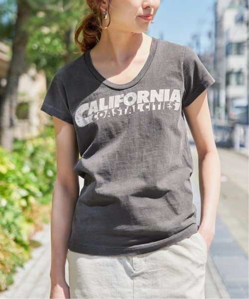 Spick & Span(スピック＆スパン)/≪予約≫Mixta / ミクスタ U NECK T－SHIRT CALIFORNIA W246 CALIFORNIA/ブラックA