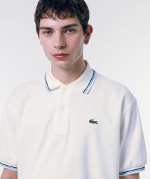 LACOSTE Mens(ラコステ　メンズ)/ハイゲージパイル地 オーバーサイズ 半袖ポロシャツ/ホワイト