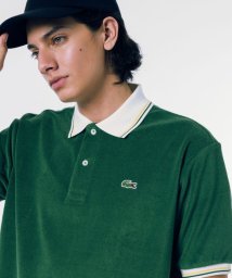 LACOSTE Mens(ラコステ　メンズ)/ハイゲージパイル地 オーバーサイズ 半袖ポロシャツ/グリーン