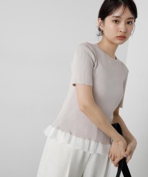 N Natural Beauty Basic/シアーフリルニット/506096297