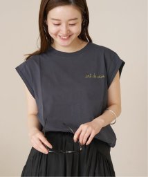 IENA/《予約》【MAISON LABICHE/メゾン ラビッシュ】embroidery TEE フレンチスリーブ/506096456