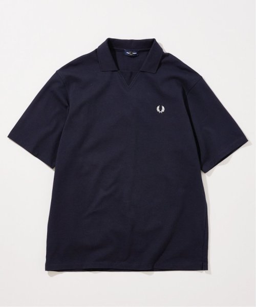 JOURNAL STANDARD(ジャーナルスタンダード)/《予約》FRED PERRY / フレッドペリー FOOT BALL COLLAR SHIRT/ネイビー