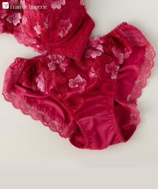 fran de lingerie/可憐な花びら刺繍しっかりフィット 「グレースイストフラワーペタル ショーツ」 ショーツ/506096841