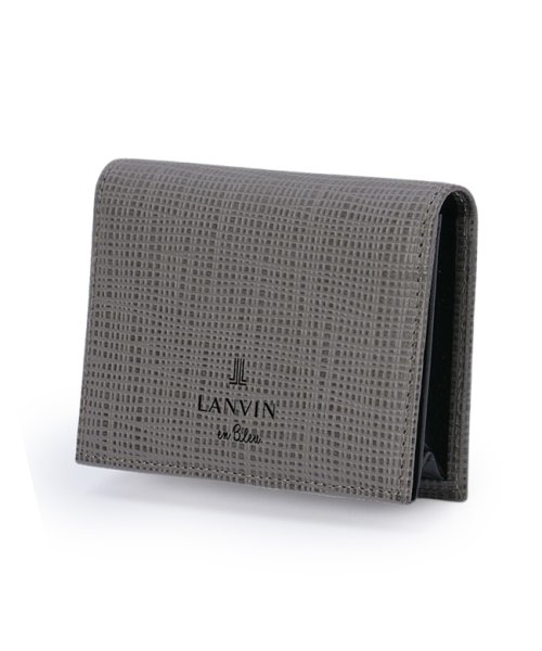 LANVIN(ランバン)/ランバンオンブルー 名刺入れ 名刺ケース カードケース メンズ レディース ブランド LANVIN en Bleu 529613/グレー