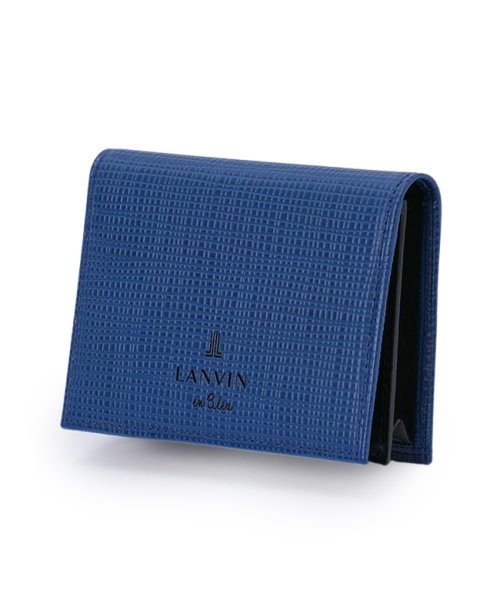 LANVIN(ランバン)/ランバンオンブルー 名刺入れ 名刺ケース カードケース メンズ レディース ブランド LANVIN en Bleu 529613/ブルー