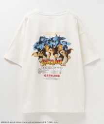 MAC HOUSE(men)(マックハウス（メンズ）)/GREMLINS ツアーポスターTシャツ 4515008/ホワイト