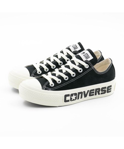 CONVERSE(CONVERSE)/コンバース CONVERSE レディース スニーカー オールスター PLTS ロゴパッチ OX ローカット 厚底 CO－ASPLTSLPOX/ブラック