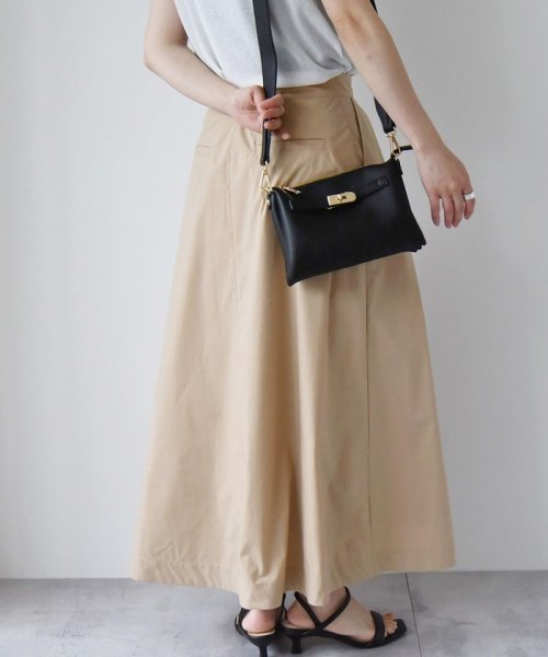 セール】quaranciel:〈洗濯機可能〉タイプライター フロントスリット  