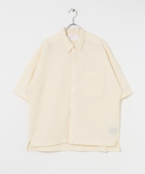 URBAN RESEARCH(アーバンリサーチ)/URBAN RESEARCH iD　LINEN LIKE TWILL SHIRTS/IVORY