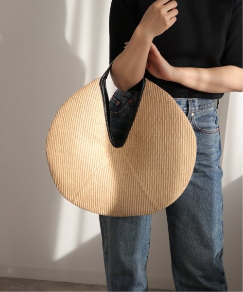 【arron/アロン】 RAFIA サークルBAG BO228 arron/アロン