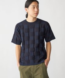 SHIPS MEN/SHIPS:〈手洗い可能〉Amossa(R) シャンティ ブロック リンクス編み ニット Tシャツ/506097705