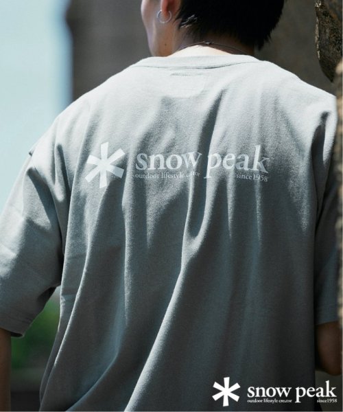 JOURNAL STANDARD relume Men's(ジャーナルスタンダード　レリューム　メンズ)/《追加予約》SNOWPEAK / スノーピーク 別注 ロゴプリント Tシャツ/グリーン