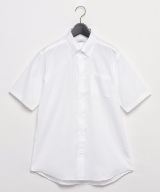 D'URBAN/ホワイトバスケットドレスシャツ　(スナップダウン)/505877288