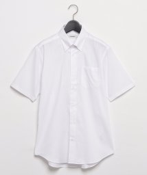 D'URBAN/パープルミニチェックドレスシャツ(スナップダウン)/505877290