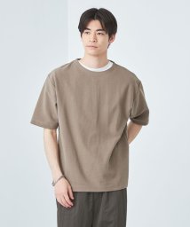 green label relaxing/SUVIN ウェーブ ノーカラー Tシャツ/506077835