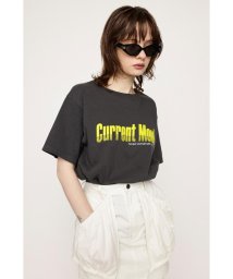 SLY(スライ)/PRINT CREW NECK Tシャツ/BLK
