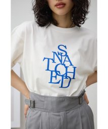 AZUL by moussy(アズールバイマウジー)/プリントロゴTシャツ/O/WHT1