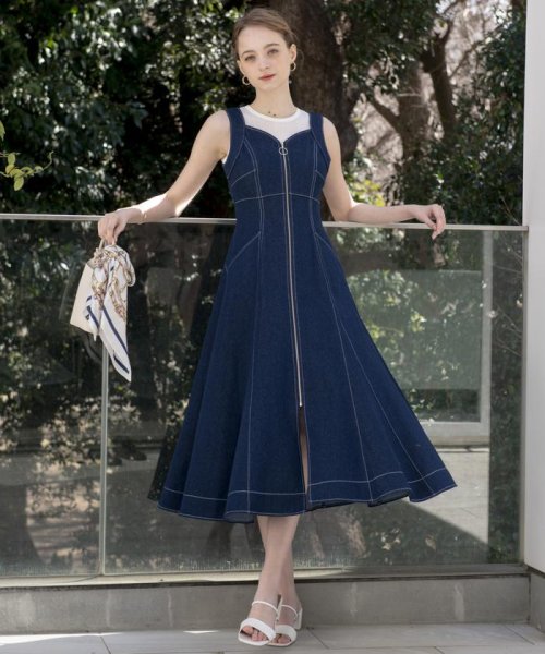 デニムジップジャンスカ(506098116) | アンドクチュール(And Couture  